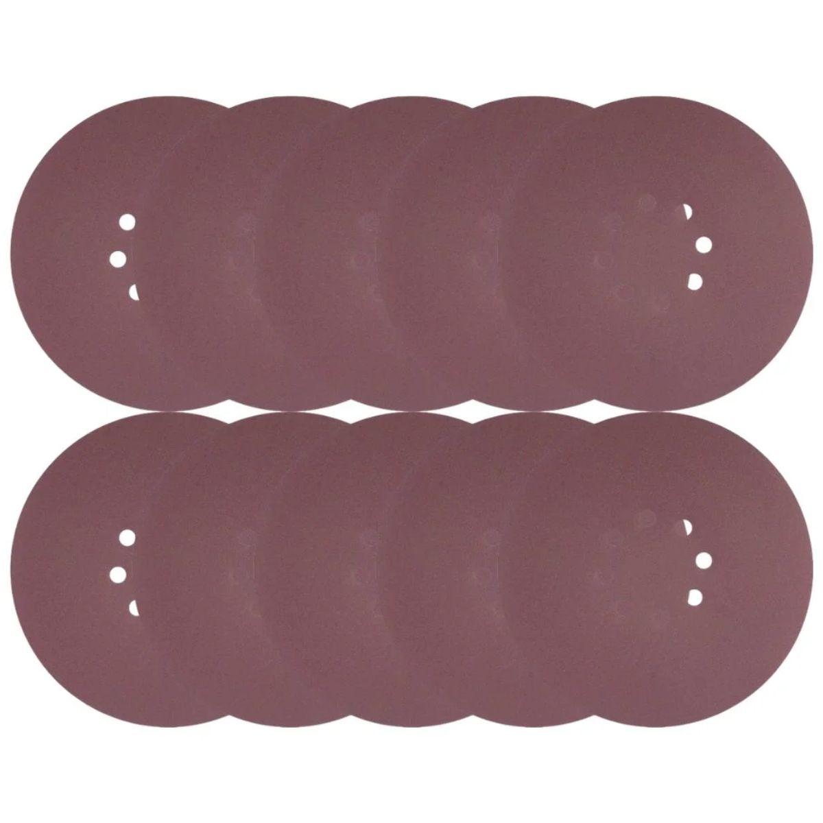 Disco Lixa para Parede 9'' G120 10 Peças Vonder para Lixadeira LPV400B LPV600 LPV925 LPV950B LPV1000 - 4