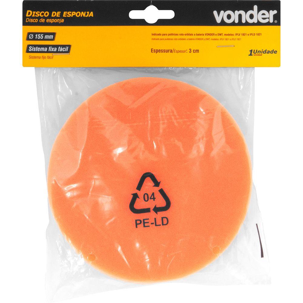 Disco de Esponja 155 mm Fixa Fácil Vonder - 2