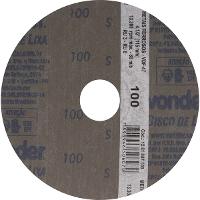 Disco lixa fibra 115mm g100 dvf47 10 peças Vonder - 3