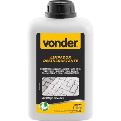 Limpador Desincrustante 1L Remove Sujeiras Difíceis Vonder