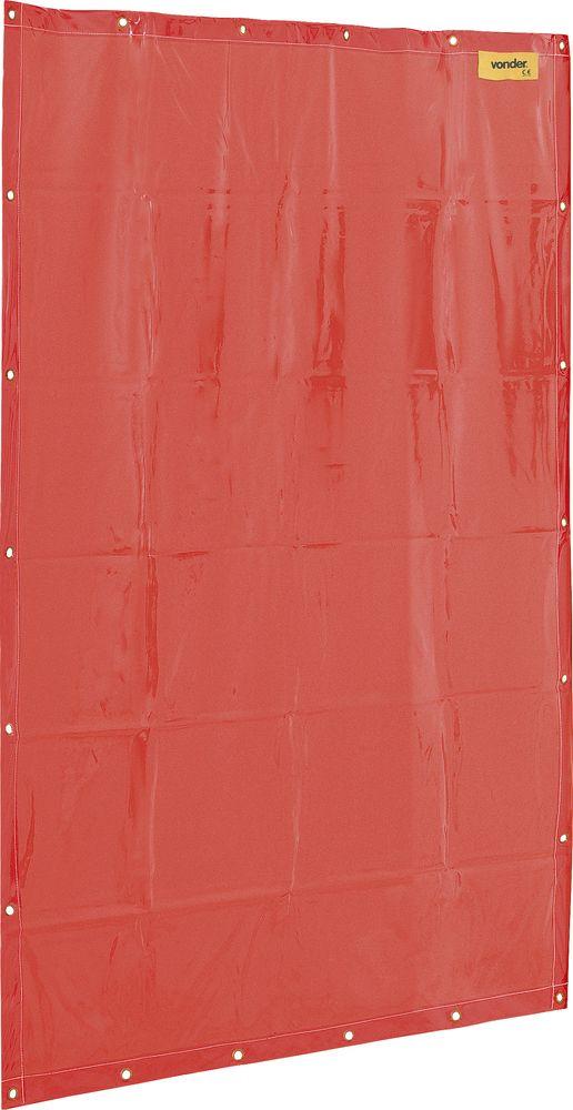 Cortina para solda 1,22x1,78 laranja sem suporte Vonder - 1