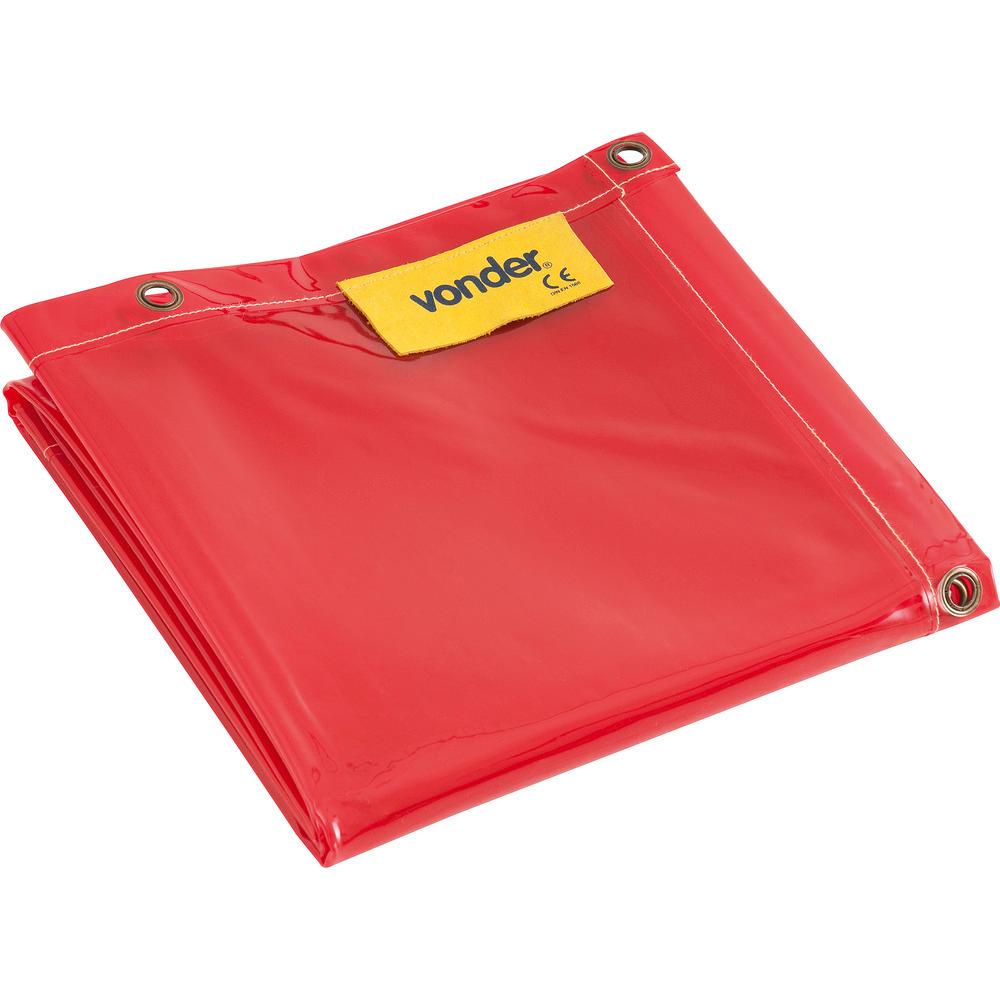 Cortina para solda 1,22x1,78 laranja sem suporte Vonder - 5