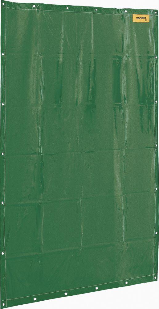 Cortina para solda 1,22x1,78 verde sem suporte Vonder - 1
