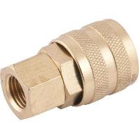 Engate rápido fêmea 1/4" npt latão com rolete - Vonder - 1