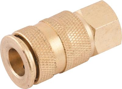 Engate rápido fêmea 1/4" npt latão esfera cartela - Vonder