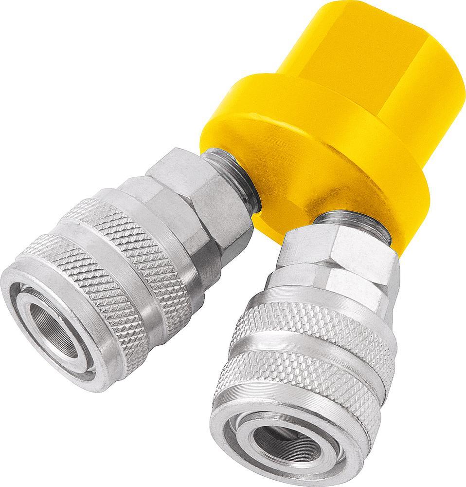Engate Rápido Duplo Para Ar Comprimido - Vonder - 1