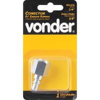Conector Femea Rosca 1/4x3/8" com 1 peça  - Vonder - 1