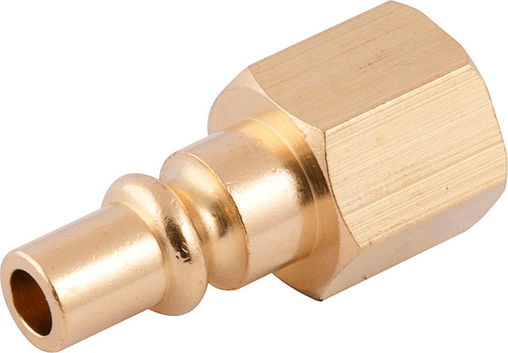 Conector Pino Rosca Fêmea 1/4  Npt Aço Carbono Zincado - Von - 1