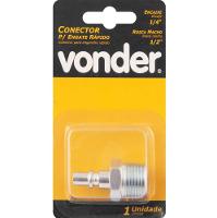 Conector Macho Rosca 1/4x1/2" com 1 peça  - Vonder - 3