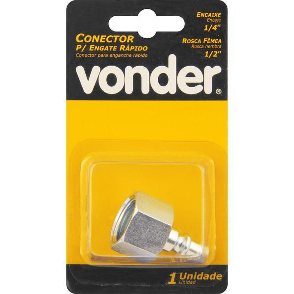 Conector Femea Rosca 1/4x1/2" com 1 peça  - Vonder - 1
