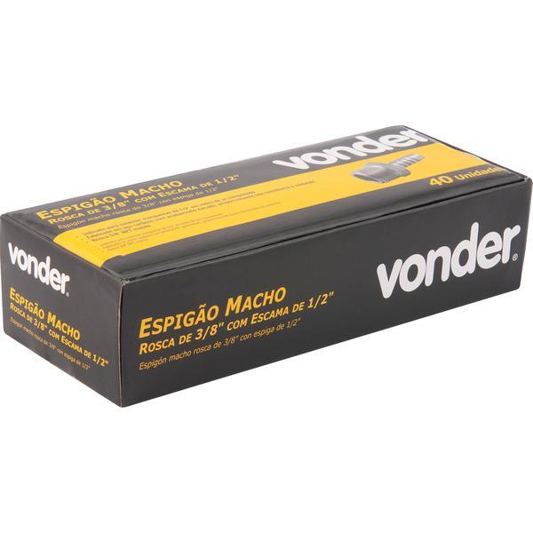 Espigão Fixo Macho Para Mangueira 1/2  Rosca 3/4  Npt Aço Zi - 3