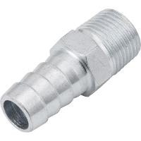 Espigão Fixo Macho Para Mangueira 1/2  Rosca 3/4  Npt Aço Zi - 2