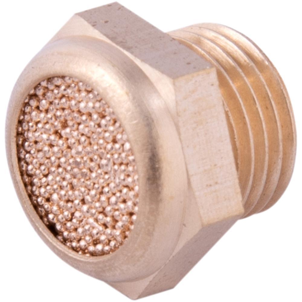 Silenciador de Ar Curto de Cobre Rosca 1/8'' Bsp Vonder - 1