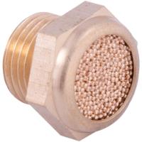 Silenciador de Ar Curto de Cobre Rosca 1/8'' Bsp Vonder - 2