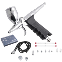 Aerógrafo Profissional Vonder 16 Peças com Bicos e Copos - 1