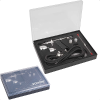 Aerógrafo Profissional Vonder 16 Peças com Bicos e Copos - 5