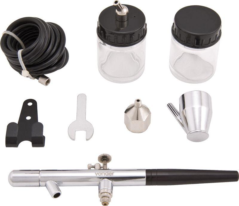 Pistola para pintura aerógrafo 0,7 pcm aj-008 Vonder - 1