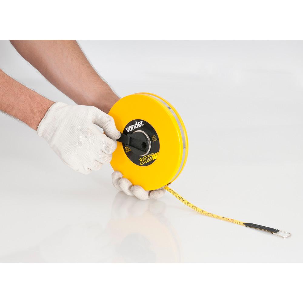 Trena fibra 30mx12,5mm longa fechada Vonder - 4