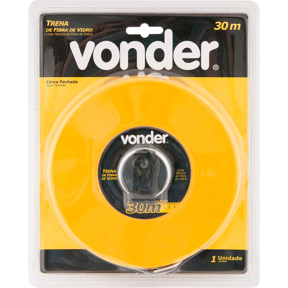 Trena fibra 30mx12,5mm longa fechada Vonder - 5