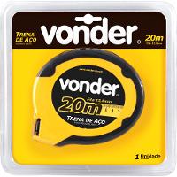 Trena aço 20mx12,5mm longa fechada ponta gancho Vonder - 4