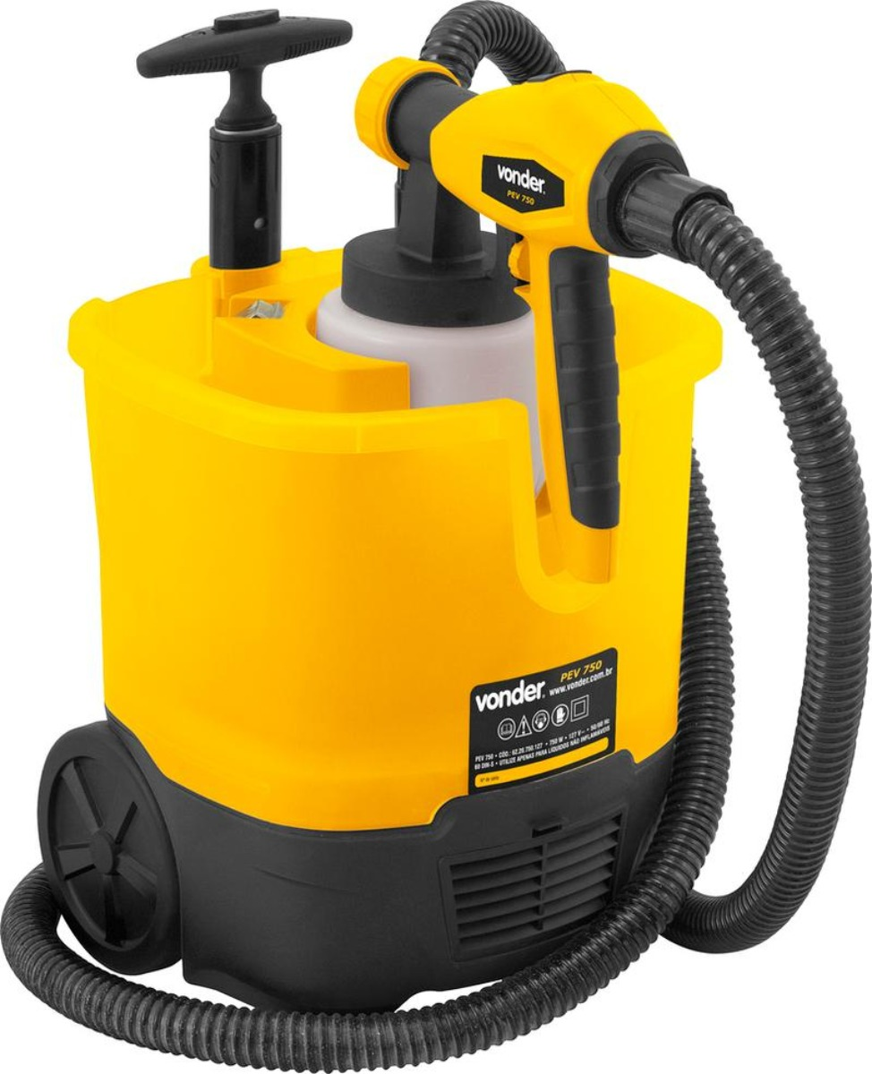 Pistola Pintura Elétrica 1,8/2,6mm 420 Watts 127V Vonder - 4