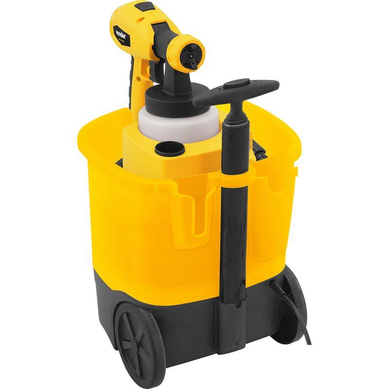 Pistola Elétrica para Pintura com Rodas PEV 750 390W 220V Vonder Pulverizadora 1,8/2,6mm HVLP - 9
