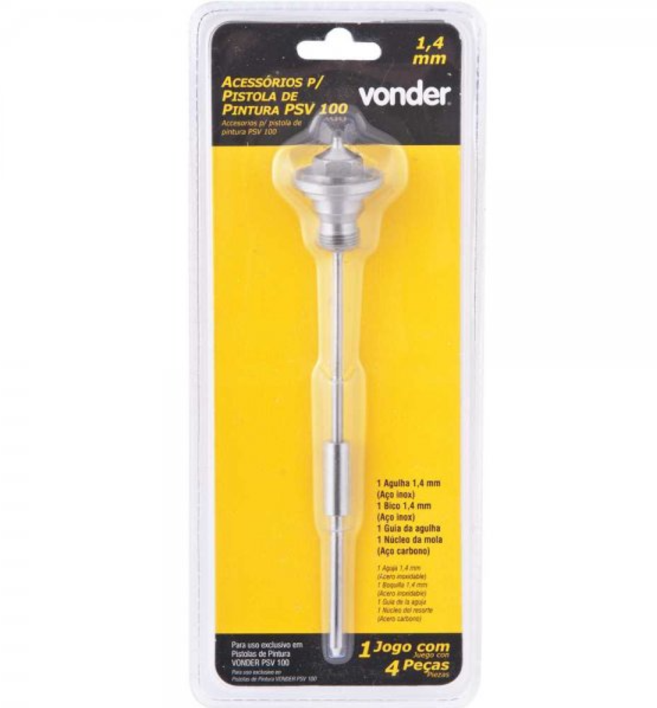 Agulha e Bico para Pistola Pintura 1,8 mm Psv 100 Vonder - 2