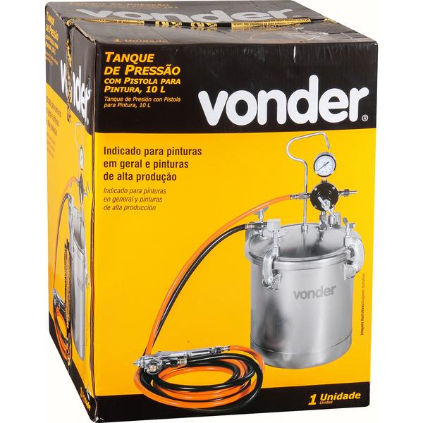Tanque 10L com Pistola para Pintura Vonder - 2