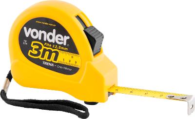 Trena aço 3mx12,5mm curta - Vonder
