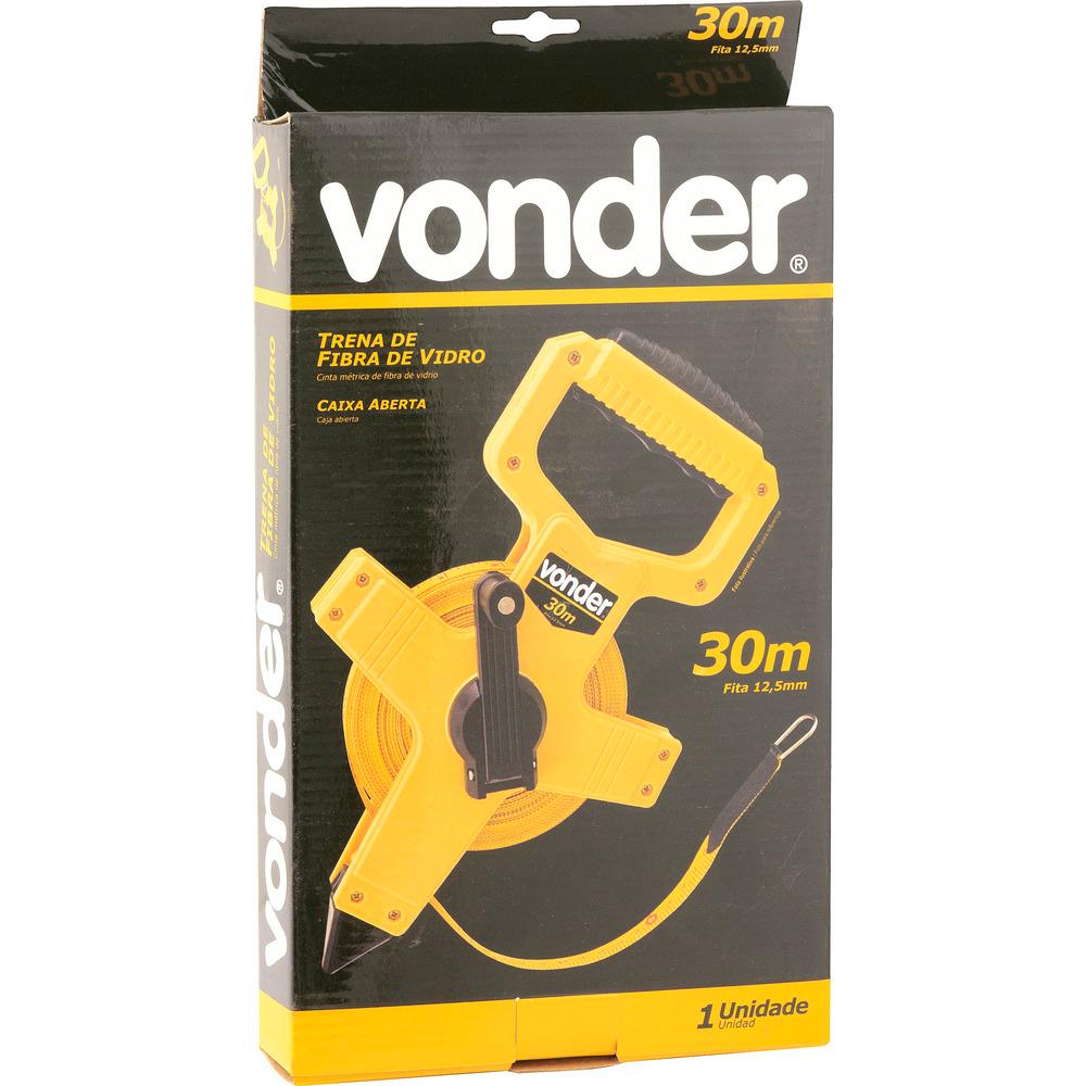 Trena fibra 30mx12,5mm longa aberta Vonder - 5