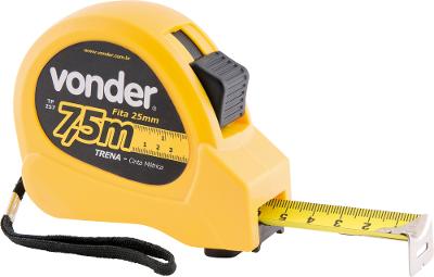 Trena aço 7,5mx25mm curta - Vonder
