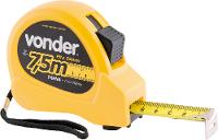 Trena aço 7,5mx25mm curta Vonder - 1