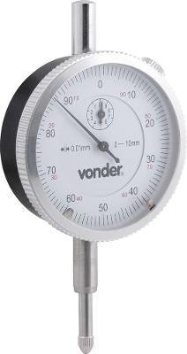 Relógio comparador 10mm 0,01mm analógico rc010 - Vonder