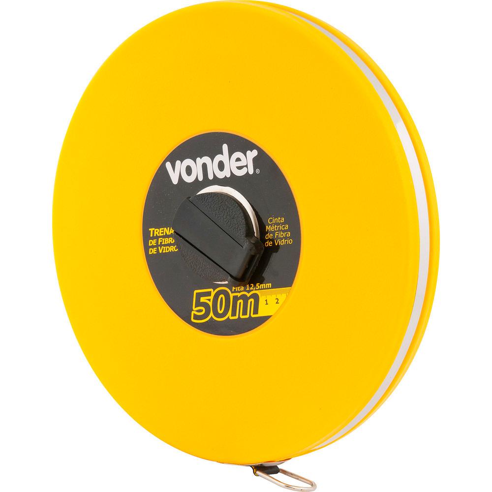 Trena fibra 50mx12,5mm longa fechada Vonder - 3