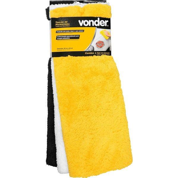 Toalha Microfibra 60X40cm 500Gsm 3 peças Vonder - 2