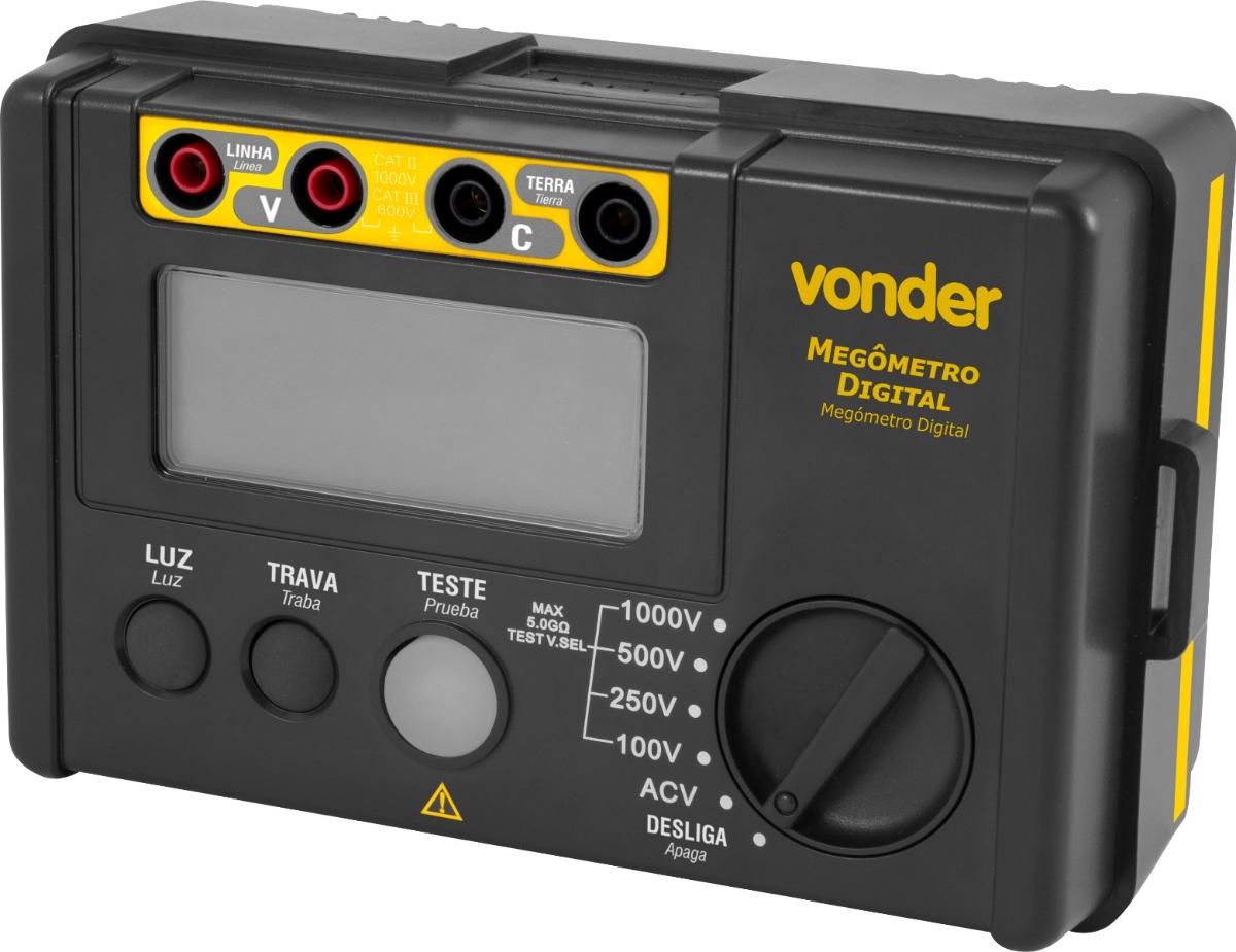 Megometro Digital 5.5Gh 100-1000V Vonder - 1