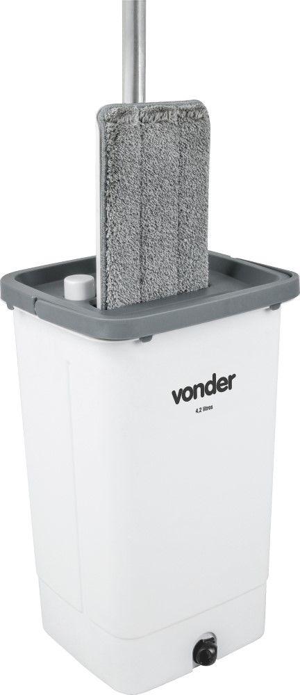 Rodo Mop Lava E Seca Com Balde 4,2 Litros Vonder - 2