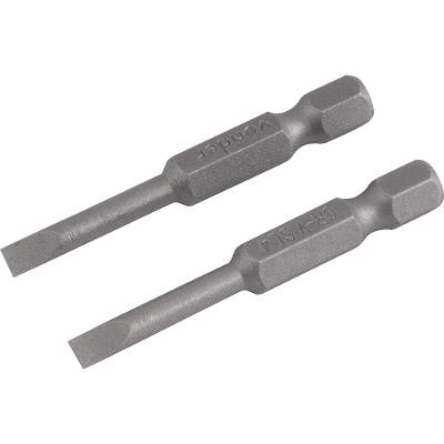 Jogo De Bits/ponteiras Fenda Encaixe Sextavado 1/4  4mmx50mm