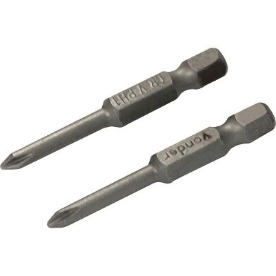Jogo Bits/ponteiras Phillips Encaixe Sextavado 1/4 N Vonder