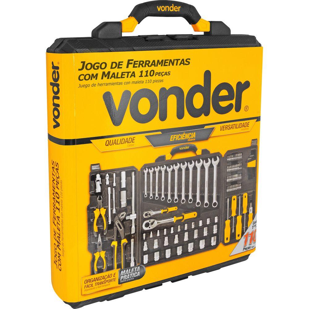 Jogo de Ferramentas com 110 peças Vonder - 8