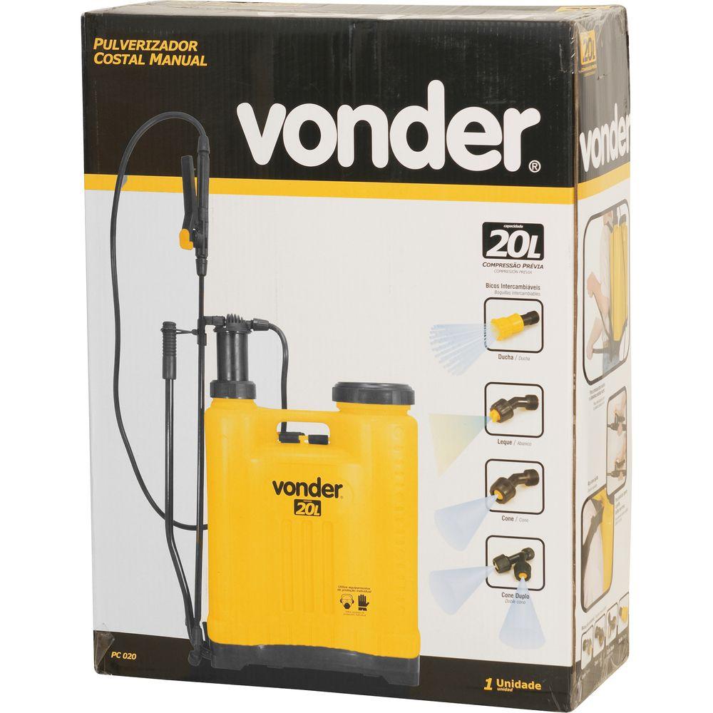 Pulverizador Costal Agrícola 20 Litros Pc 020 - Vonder - 4