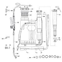 Pulverizador Costal Agrícola 20 Litros Pc 020 - Vonder - 5