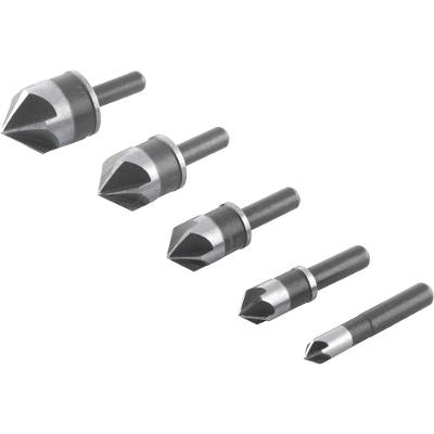 Jogo Escariadores Aço Rápido 1/4'' à 3/4'' c/ 5 peças Vonder