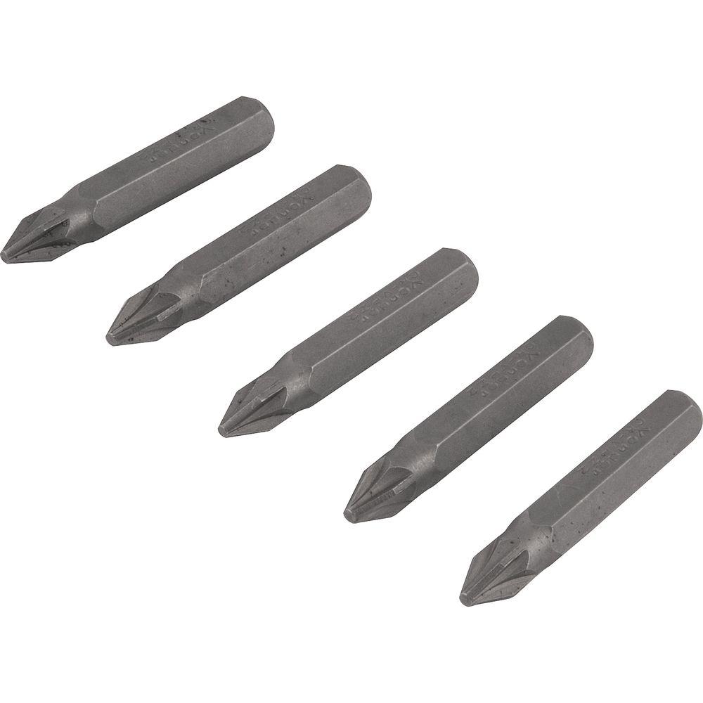 Jogo de Bits Ponteira Pozidrive c/ enc 1/4" Nº 2X38mm Vonder - 1