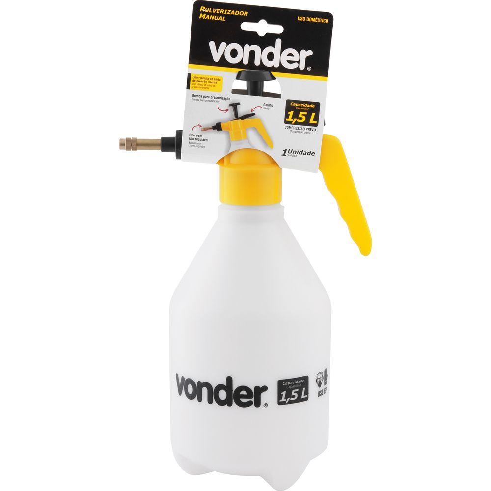 Pulverizador doméstico 1,5 litros compressão prévia Vonder - 4
