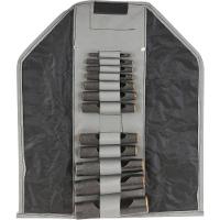 Jogo vazador 4-32mm aço temperado com 12 peças Vonder - 2