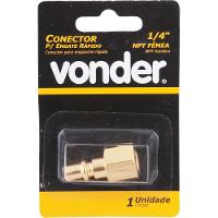Conector com Rosca Fêmea 1/4'' x 1/4'' Vonder - 3