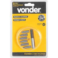 Jogo de Bits/Ponteiras 7 peças Enc Sextavado 1/4'' Vonder - 4