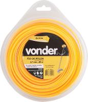 Fio Nylon 2,7mmx50m Quadrado Roçadeiras E Aparadores Vonder - 3