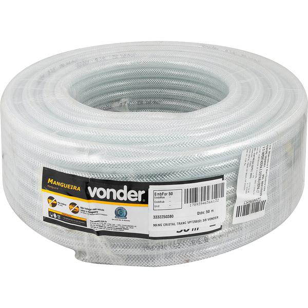Mangueira Cristal Trançada 3/8" Vpt250(D) c/ 50m Vonder - 4